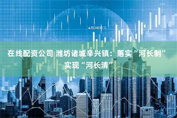 在线配资公司 潍坊诸城辛兴镇：落实“河长制” 实现“河长清”